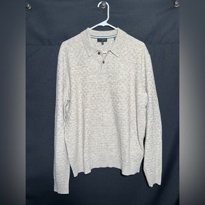 Ted baker men patter long sleeve brown tan size 4 large